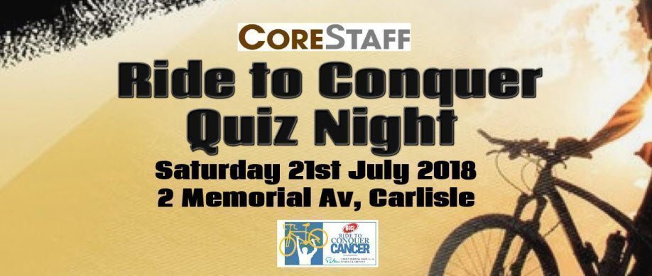 CoreStaff Quiz Night – Fundraising for MACA Ride for a Cure 